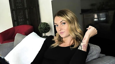 Young couple is in the cafe. Dude asks about having public sex, while his friend will be filming it secretly. The main stimulus is the sum of money he